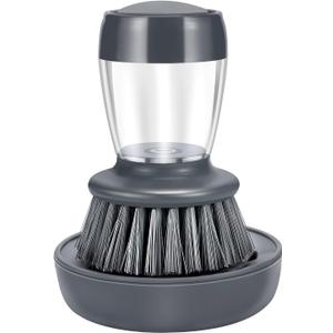 Soap Palm Brush Storage Set, 1 Piece Kitchen Brush with Bracket for Cleaning Pots, Pans and Sinks Scrub Brush Kitchen Scrub Brush