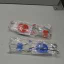 ArtCreativity Retro Light Up Gyro Wheels Toy- 2, 8.5 Inch Gyroscope Rail Twisters, Kids Classic Vintage Nostalgia Yoyo Sensory Fidget Toys, Christmas stocking stuffers for kids, Gift for boys & Girls, (2 Pack [Blue - Red])