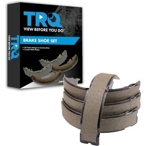 TRQ Rear Parking Brake Shoe Set Compatible with 2012-2018 Ford F-150