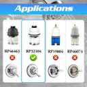 RP32104 Shower Cartridge Compatible with Delta Monitor 1700 Series (1998-2005) Showers, for Delta Monitor Shower Cartridge, for Delta Shower Faucet Cartridge Assembly / RP32104 Tub Valve