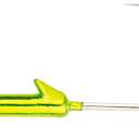 6 x Northland Fishing Tackle Tungsten Jig for Walleye, Bass, & Panfish, Assorted Sizes & Colors (3/8 Oz 3/0 Hook, 10.75", Metallic Chartreuse)