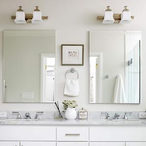 Chende 18" x 36" Frameless Mirror Set of 2, Bathroom Wall Mirror with Beveled Edge, Modern Beveled Mirror for Living Room, Dining Room, Bedroom, Entryways