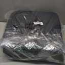 HOMEAL Booster Seat for Kitchen Chair, Breathable Toddler Booster Seat for Dining Table with Backrest and Adjustable Straps, Portable Travel Toddler Booster Seat, Dark Grey