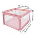 Baby Playpen, Small Play pens for Babies and Toddler, PinkFor Girl, 36"X36"