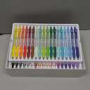 Gel Pens For Coloring, 90 Colors Retractable Colored Pens for Black Paper & White Paper, 0.7mm Fine Point Colorful Pens for Coloring, Writing, Drawing, Journaling, Note Taking, Office, Home (90PCS-Gift Set)