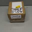 Phoenix Vine 6 Inch Planter Pot with Drainage Hole & Saucer, Deep Water Catch Tray, Straight Cylindrical Round Pot for Plants, Oatmeal, Pack of 1, 23-E-S-1