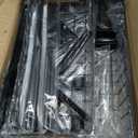 Liuoud Under Sink Organizer 2 Pack, 2 Tier Slide Out Large Capacity Height Adjustable Under Sink Organizers and Storage for Kitchen Bathroom Cabinet, Black