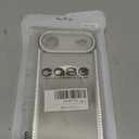 Misscase Magnetic Glitter Case for iPhone 17 Air 6.5 Inch, Camera Protection, Compatible with MagSafe, Rectangle Cute Bling Sparkle Diamond Colorful Phone Cover, Drop-Tested & Shockproof-Silver