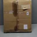 Tilt-Swivel Dual Black Desktop Bed Side Table Tray with Wheels, Adjustable Height Laptop Over Bed Table, Folding Lightweight Hospital Bed Table