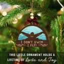 8 x Swimming Christmas Ornament 2025 - Swimming Gifts for Swimmers, Teen Boy Girls, Sports Gifts for Men, Women, Coaches, Athletes - 2-Layered Wooden Swimmer Ornaments for Tree Decorations