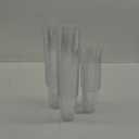 FOCUSLINE 12 oz Clear Plastic Cups, Disposable Heavy Duty Hard Plastic Cups, Reusable, 60Count