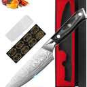 6in Chef Knife,Sharp Kitchen Knife, High-Carbon German EN1.4116 Stainless Steel Cooking Knife, Kitchen Knife ergonomically Design With Gift Box, Suitable as a Gift for Family and Lover