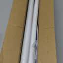 Closet Rods for Hanging Clothes, 17 to 39 Inch Heavy Duty Stepless Adjustable Closet Hanging Rod, 1.3 Inch Diameter Metal Closet Rod for Wardrobes Laundry Bedroom RV, White