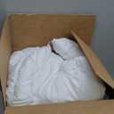 Bedsure Comforter Duvet Insert - Quilted Comforters Twin Size, All Season Duvet, GentleSoft Down Alternative Bedding, with 8 Tabs, Gifts for Women/Men, White, Twin 88 x 68 Inches