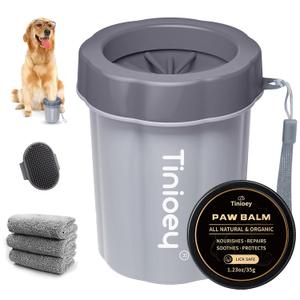 Dog Paw Cleaner for Medium Dogs, Dog Paw Washer, Muddy Paw Cleaner, Pet Foot Cleaner, Dog Paw Protector Kit