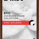 Americanflat 24x36 Poster Frame with Polished Plexiglass - Wide Picture Frames Made of Engineered Wood for Vertical or Horizontal Wall Display - Epic Collection - Mahogany (Walnut)