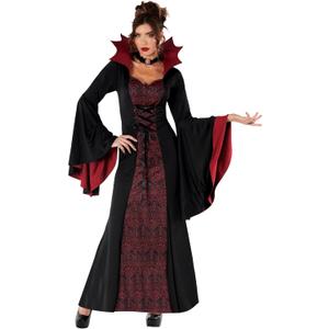 Morph Vampire Costume Women Adult Dress Vampiress Outfit Gothic Halloween Costume for Women Dress (Small)