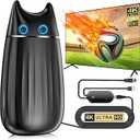 2800+ Miles Strongest TV Antenna, 2025 Upgraded Digital Antenna for Smart TV Indoor, 360° Reception Local Channels HDTV Antennas with Amplifier, Supports 4K 8K 1080P for All TVs - 38FT Coax Cable