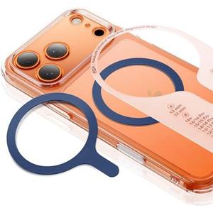ESR for MagSafe Sticker, MagSafe Ring, 1 Pack Metal Ring for Phone case, Universal Wireless Charger Conversion Kit for iPhone 17/16/16e/15/14/13/12/11, Galaxy S24/S23/S22, Google, Dark Blue