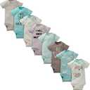 Gerber baby-boys 6-pack Short Sleeve Variety Onesies Bodysuits 3-6 month.
