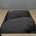 Premium Foam 3.2" Thick Japanese Futon Floor Mattress - Twin Size 39"x80" 100% High-Density Foam, Comfortable Sleeping Pad, Tatami Mat for Dorm, Bedroom or Guest Room Boys Girls Dormitory Pads(Black)