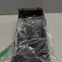 Back of Toilet Basket with Wood Handles, Black Wicker Toilet Paper Basket for Toilet Tank Top, Narrow Toilet Tank Basket, Bathroom Basket Organizer for Wipes & Essentials