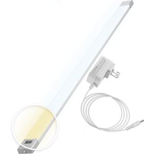 phonar 24 Inches Under Cabinet Lighting LED Lamps for Kitchen, Closet, Variable Color LED Under Counter Lighting Motion Sensor with Plug-in Installation LED Lighting for Wardrobe