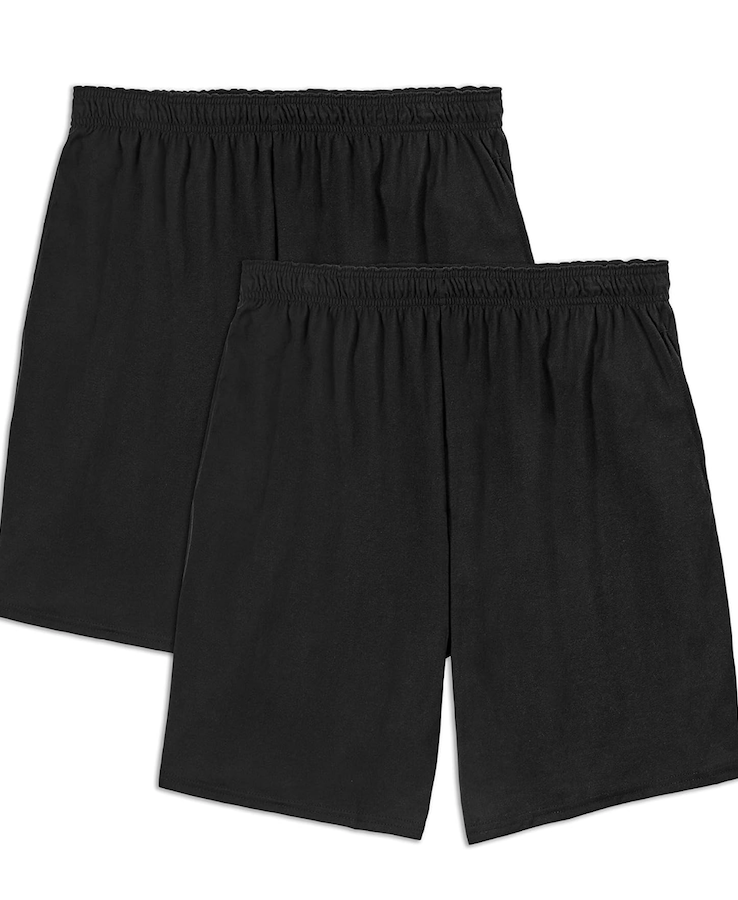 Fruit of the Loom Men's Eversoft Cotton Shorts with Pockets S
