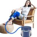 Inmoredo Cold Therapy System Ice Machine System for ACL Knee Surgery Recovery - Quiet Pump, Flexible Kit, Portable, Knee Ice Machine, Ideal for Sports Injuries, Pains, Strain & Stiffness, Sprain