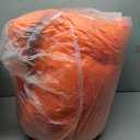 Waterproof Long Lounger Chair Cushion Outdoor Chaise Lounge Chair Cushionswith Ties, Patio Recliner Thickened Lounge Chair Cushions for Indoor 74.4 x 22 x 4.7 Inches,Cushion Only (Orange)