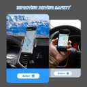 Phone Mount for Honda Pilot 2016-2022, Phone Holder Mount with Self-Adhesive Base for Dashboard Air Vent Upper, Compatible with iPhone & All Smartphones (A Style - Upper)