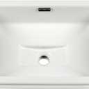 20.5" x 14.4" Self-rimming Bathroom Sink Undermount or Drop-in Ceramic Vanity Basin with Overflow (OB-15)