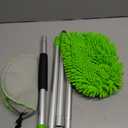 Ordenado 62" Car Wash Brush Kit Mitt Mop Sponge with Long Handle Chenille Microfiber Car Cleaning Brush Kit Supplies Car Washing Mop Kit Car Care Kit of Scratch-Free Replacement Head for Car RV Truck