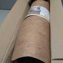 Bathroom Mat Quick Dry, Bathroom Rugs Non Slip Washable Thin Absorbent Bath Mat Fits Under Door Bathroom Floor Mat Perfect for Bath, Shower, or Sink 17"x59" Camel