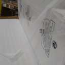 Full Length Mirror with Lights, 79" x 32" Large LED Lighted Floor Standing Body Mirror, Dimmable & 3 Color Lighting for Bedroom, Cloakroom, Dressing Room, Tempered Glass, Square White