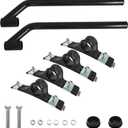 8591000 Fender Mounting Bracket Mount Kit Fit for 19.5"-24.5" Dual Dump Flatbed Rear Wheels Semi Trailers Trucks 8590195 8590245 Poly Fender