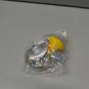 Yellow Duck Car Ornaments Rubber Duck Car Dashboard Decorations with Mini Cowboy Hat Scarf Sunglasses Swim Ring Necklace for Car Dashboard Decoration(Q28)