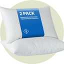 Waterproof Pillow Protectors, Protective Pillow Covers with Zipper,Allergen dust Proof Encasement, Queen Size Pillow Case,Pack of 2 (White-2 Pack, Queen)