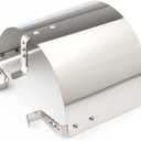 Protective Air Intake Heat Shield Wrap, Heat-Insulation Air Filter Cover 2.5" - 3.5" - (Silver)