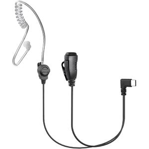 PTT Earpiece USB C - Earbuds with PTT Button and Mic (for Teams, Zello, and Other Walkie Talkie Apps on Android/iOS Smartphones)