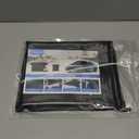 Windshield Cover for Ice and Snow,New Upgraded Heavy Duty 600D Windshield Snow Cover,Extra Large Size (75"x45"),Windproof Winter Frost and Deicing Awning Suitable Fzor Black