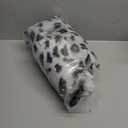 WDCOZY Cheetah Leopard Print Bubble Throw Blanket, Luxury Faux Rabbit Fur Mink Plush Throw for Couch, Sofa and Bed, Soft Fluffy Fuzzy Cozy Blanket for Women, 50x60 inches, Grey, 950 GSM