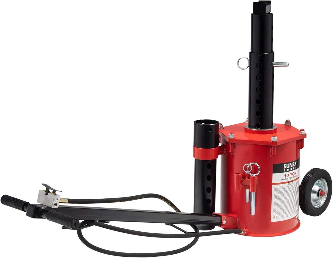 SUNEX TOOLS 6710 10-Ton, Portable, Air Lift Jack