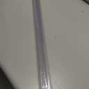 Universal 180 Degree Shower Door Magnetic Profile Seal for Glass-2-Glass Applications - 73" Long with White Magnet for 5/32", 3/16", 1/4" or 5/16" Glass - Pack of 2