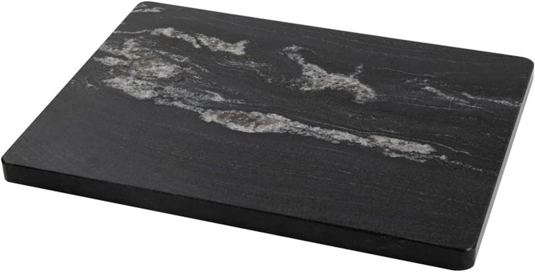 Black Marble Cutting Board, 12×16In Stone Cutting Boards for Kitchen