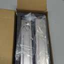 Pocket Door Lock, Pocket Door Handles with Lock, Pocket Door Hardware with Pull for Sliding, Folding Doors, 1 5/12" to 2 2/8" Thick(Silver,Privacy Type)