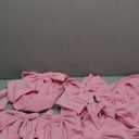 10 Pcs Spandex Chair Sashes for Wedding Elastic Chair Bows Sashes Universal Decorative for Party Baby Shower Ceremony Reception Banquet Decorations(Pink)