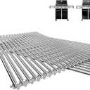 Grill Parts for Weber Genesis 300 Series, 19.5" Grill Grates for Weber Genesis E-310, E-320, E-330, 304 Stainless Steel Replacement Parts for Weber Genesis 7528 7524 (Fits Genesis 300 With Front Knobs)