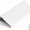 Rergy 10 Pack White Finger Pulls, 3in Edge Pulls for Kitchen Cabinet, White Cabinet Pulls