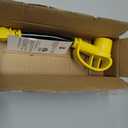 POWGRN RV 30 Amp to 110 Adapter 12 inch, Heavy Duty 10/3 Gauge RV Electrical Adapter, NEMA 5-15P Male to NEMA TT-30R Female, STW 10AWG 15A 125V 1875W, Black-Yellow, ETL Listed